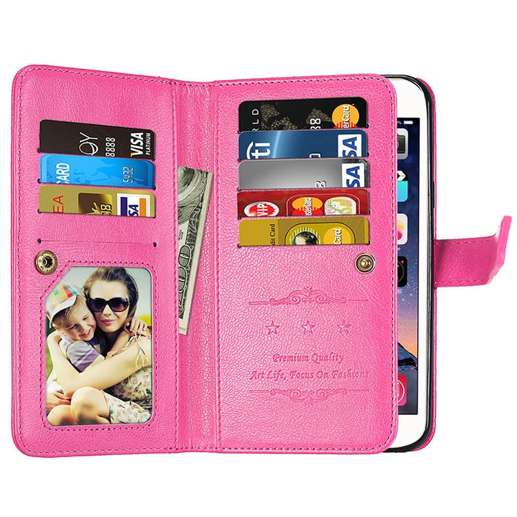 Crazy Horse Stand Wallet Leather Mobile Phone Casing for Huawei Honor 8 Pro / Honor V9 - Rose-11