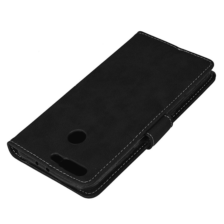For Huawei Honor 8 Pro / Honor V9 Matte Leather Card Slots Stand Phone Case - Black-10