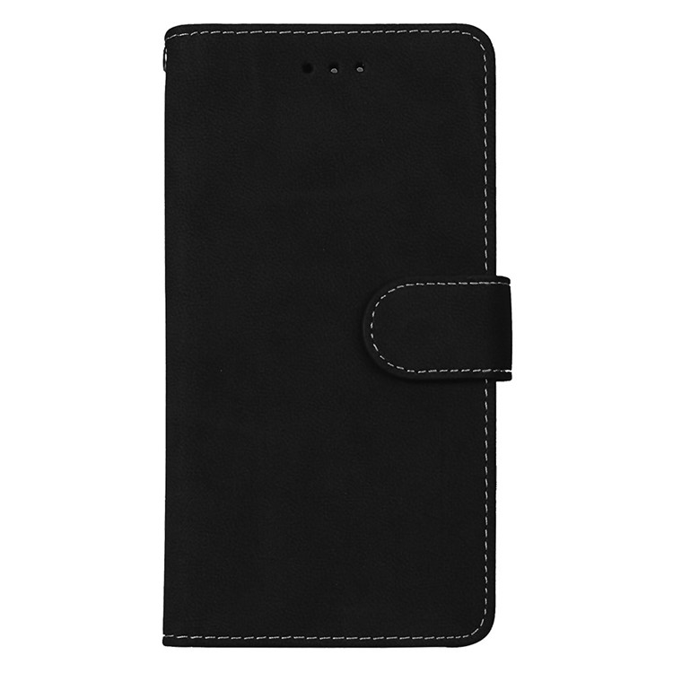 For Huawei Honor 8 Pro / Honor V9 Matte Leather Card Slots Stand Phone Case - Black-4