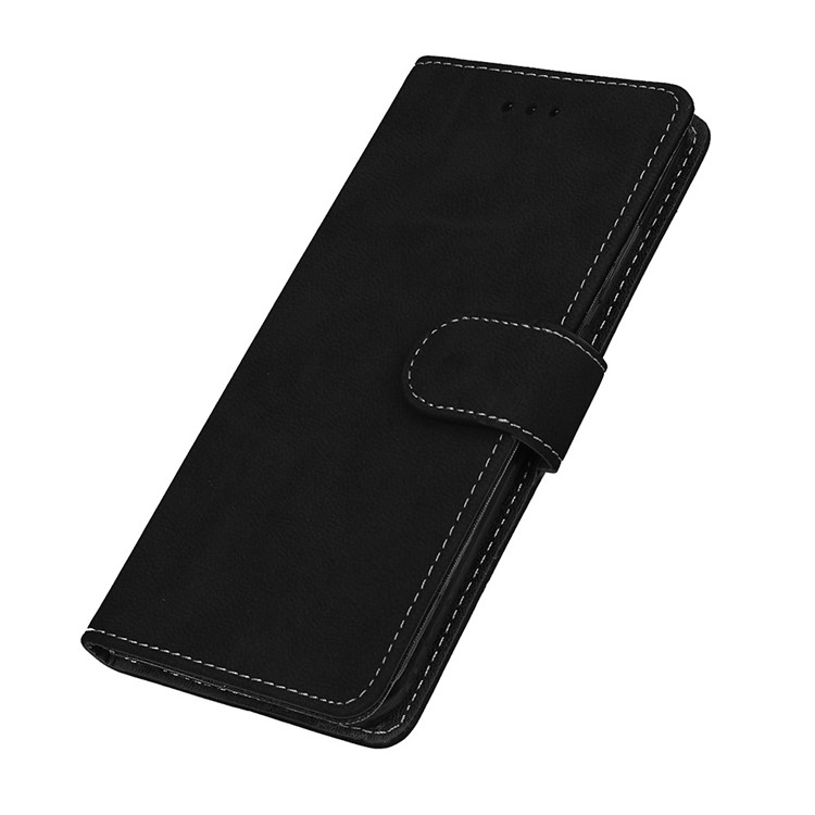 For Huawei Honor 8 Pro / Honor V9 Matte Leather Card Slots Stand Phone Case - Black-6