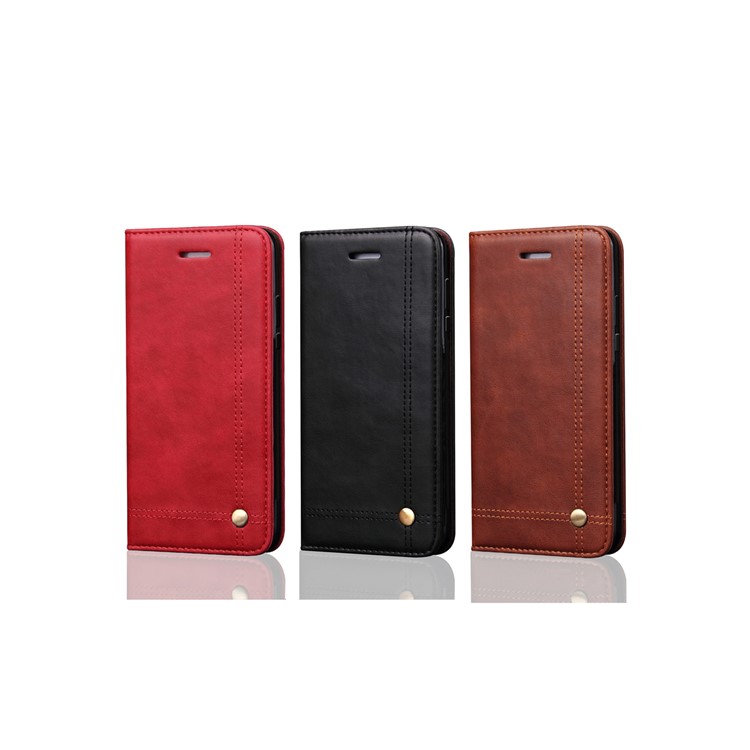 Vintage Crazy Horse Stand Leather Wallet Mobile Cover for Huawei Mate 9 - Brown-11