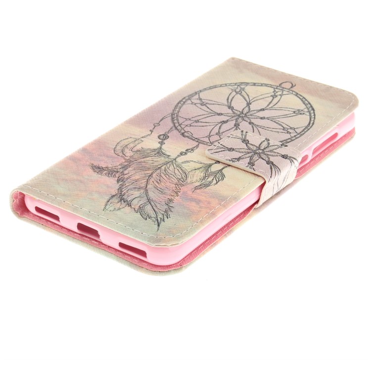 Patterned PU Leather Cover with Wallet Slots for Huawei Y5 (2017) - Dream Catcher-4