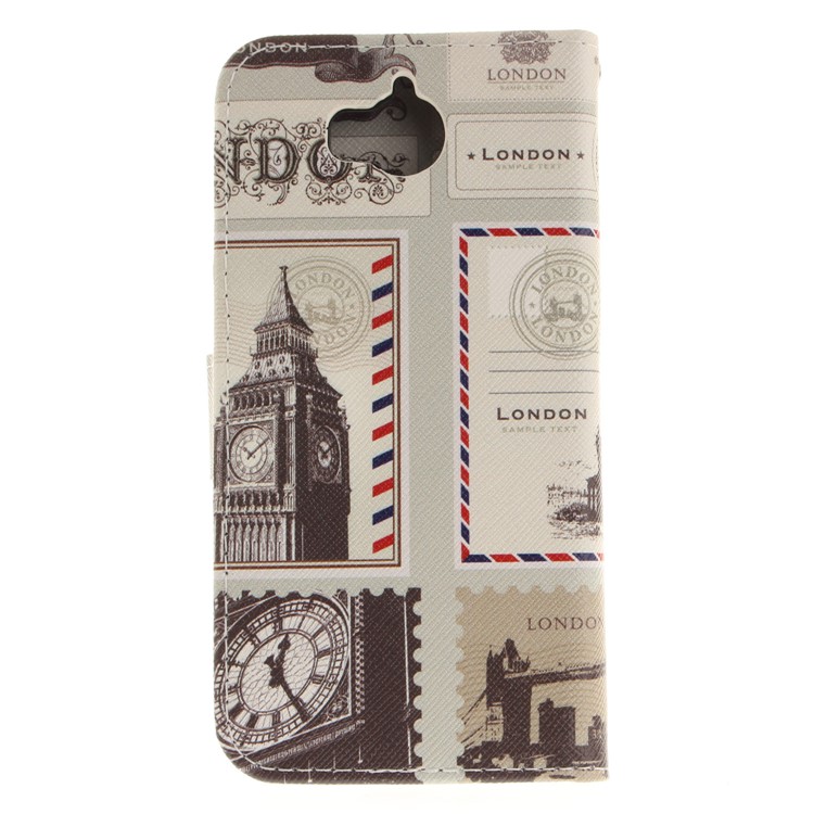 Printing Pattern Wallet Leather Flip Stand Shell for Huawei Y5 (2017) / Y6 (2017) - London Elements-3
