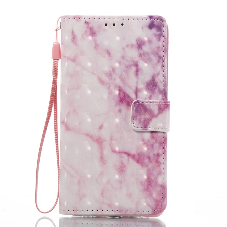 Marble Pattern Wallet Leather Stand Case for Huawei P9 Lite/Huawei G9 Lite - Rose-6
