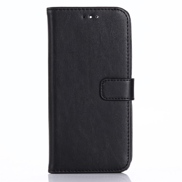 Retro Crazy Horse Wallet Stand Leather Case for Huawei Honor 9 - Black-1