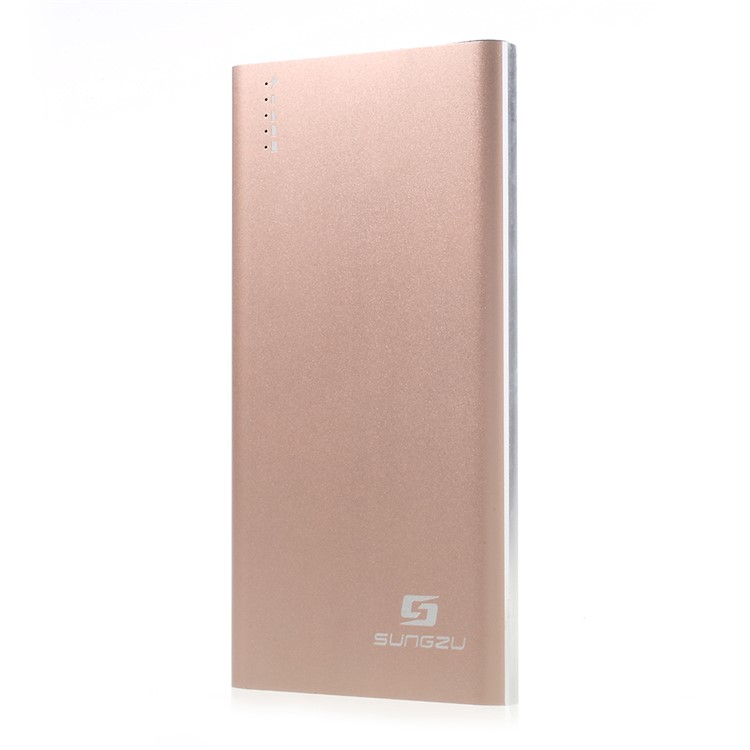 LED Light USB +Type-C Two-way QC 2.0 Power Bank (8000mAh) - Rose Gold-2