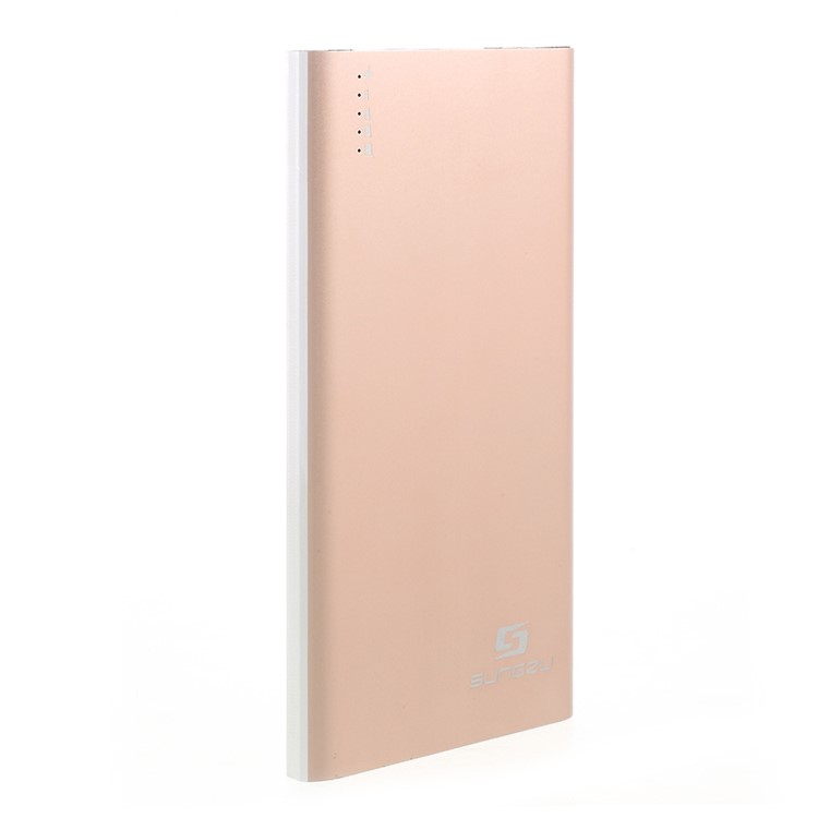 LED Light USB +Type-C Two-way QC 2.0 Power Bank (8000mAh) - Rose Gold-7