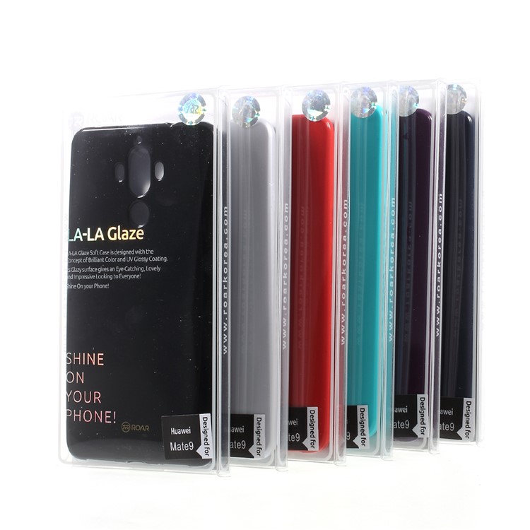 ROAR Soft TPU Back Phone Case for Huawei Mate 9 - Red-4
