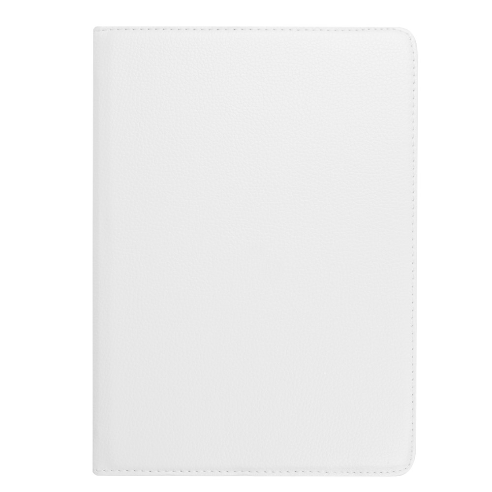 Litchi Skin Smart PU Leather Rotary Stand Folio Case with Elastic Band for Huawei MediaPad M3 Lite 10 - White-3