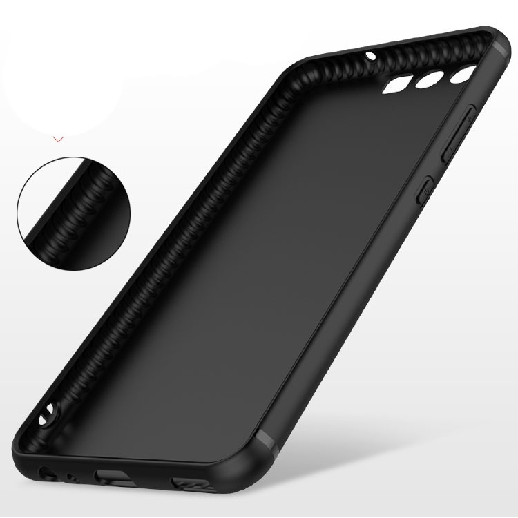 Magnetic Adsorption Car Bracket Ring Holder TPU Back Phone Case for Huawei P10 - Black-8