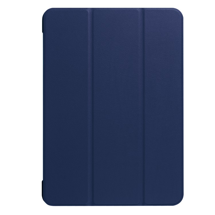 Para Lenovo Tab 4 10 Tri-fold Stand Leather Flip Tablet Case - Azul Escuro-2