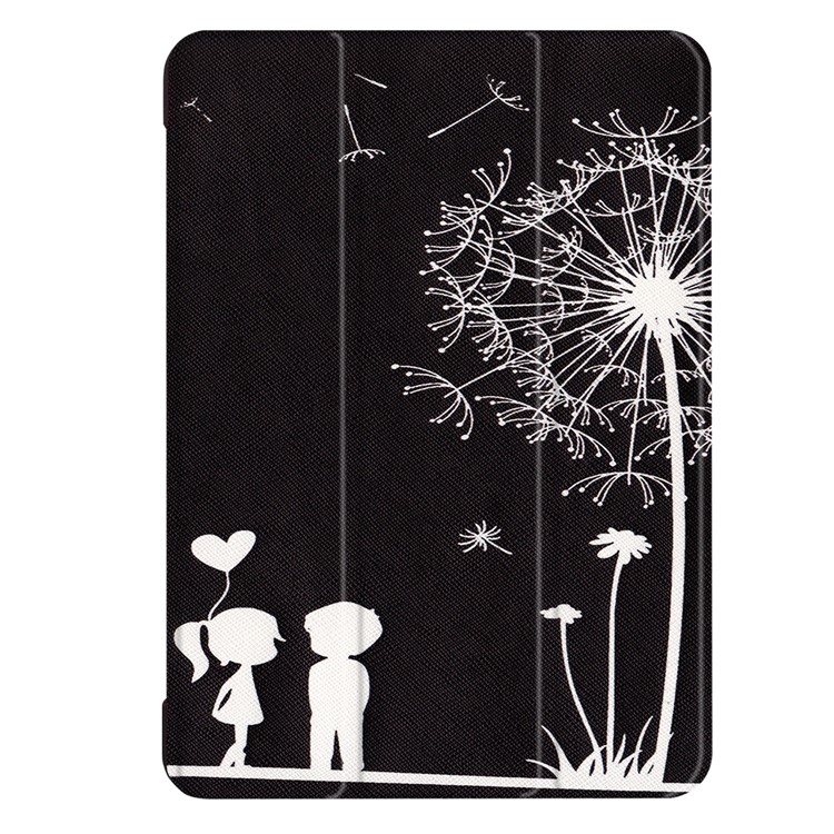 Pattern Printing Tri-fold Stand Leather Tablet Shell for Lenovo Tab 4 10 10.1-inch - Dandelion-2