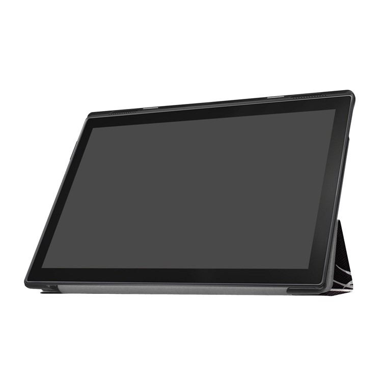 Pattern Printing Tri-fold Stand Leather Tablet Shell for Lenovo Tab 4 10 10.1-inch - Dandelion-4