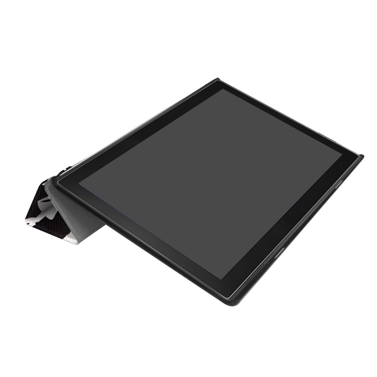Pattern Printing Tri-fold Stand Leather Tablet Shell for Lenovo Tab 4 10 10.1-inch - Dandelion-6