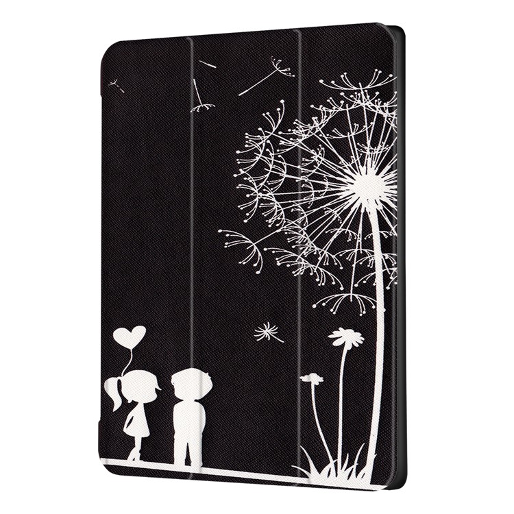 Pattern Printing Tri-fold Stand Leather Tablet Shell for Lenovo Tab 4 10 10.1-inch - Dandelion-7