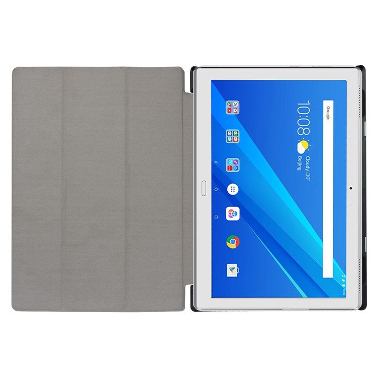 tri-Caixa de capa de couro em capa de couro para Lenovo Tab 4 10 Plus 10.1-polegada - Bebê azul-9