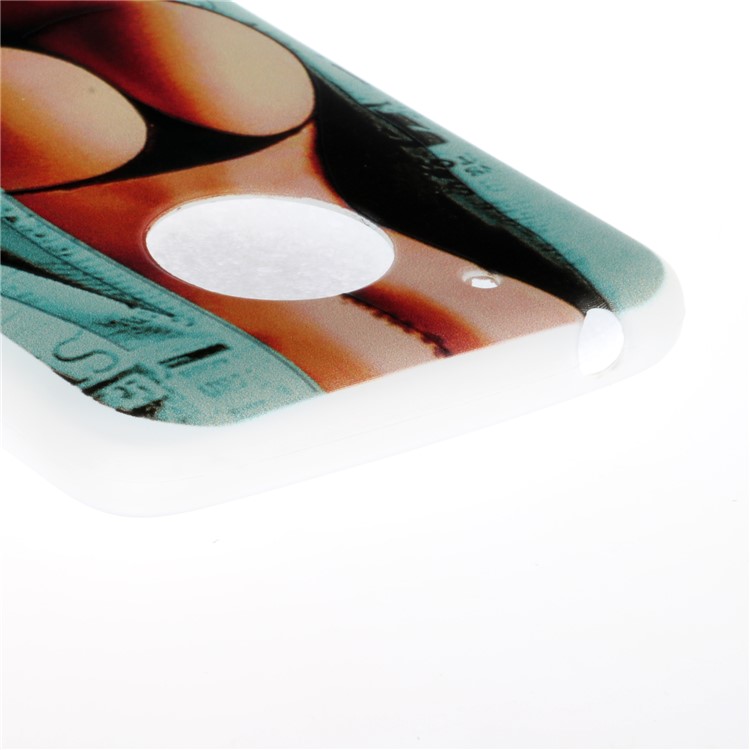 Embossment Pattern Gel TPU Phone Case for Motorola Moto G5 Plus - Hot Lady-3