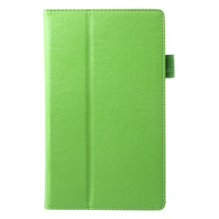 Foldable Stand PU Leather Protective Case for Lenovo Tab4 8 TB-8504F/N - Green-2