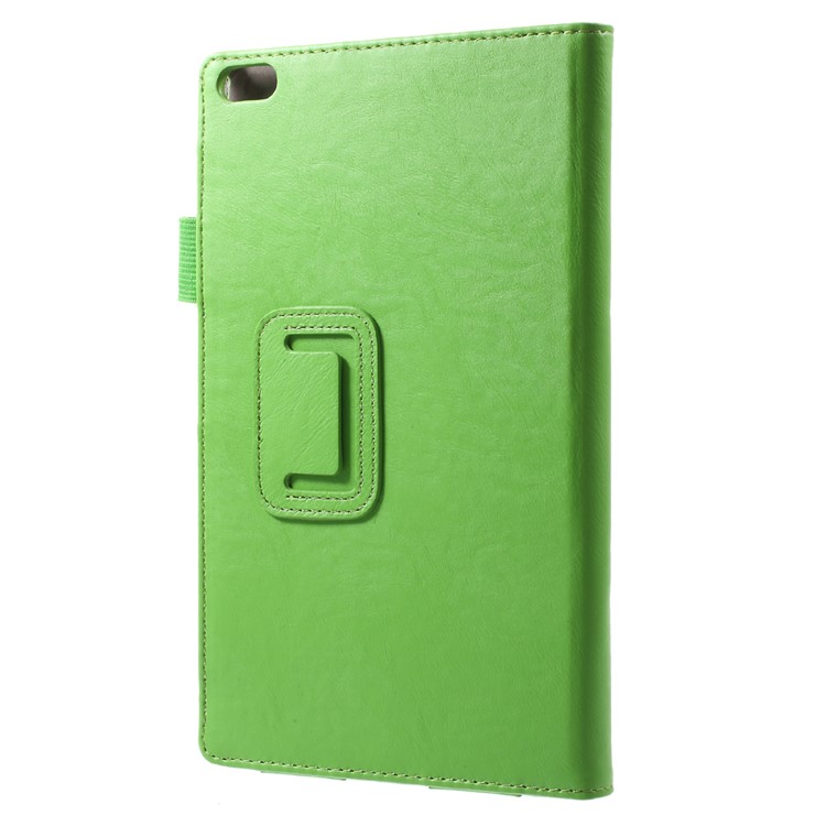 Foldable Stand PU Leather Protective Case for Lenovo Tab4 8 TB-8504F/N - Green-4