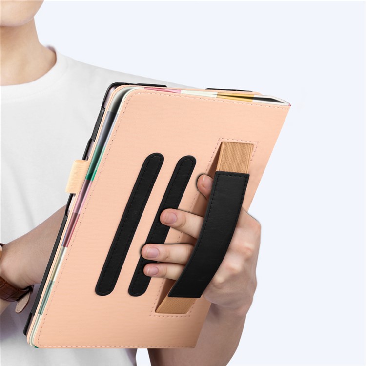 Pattern Printing Wallet Leather Stand Casing for Lenovo Tab4 8 TB-8504F/N - Colorful Triangle Grid-8