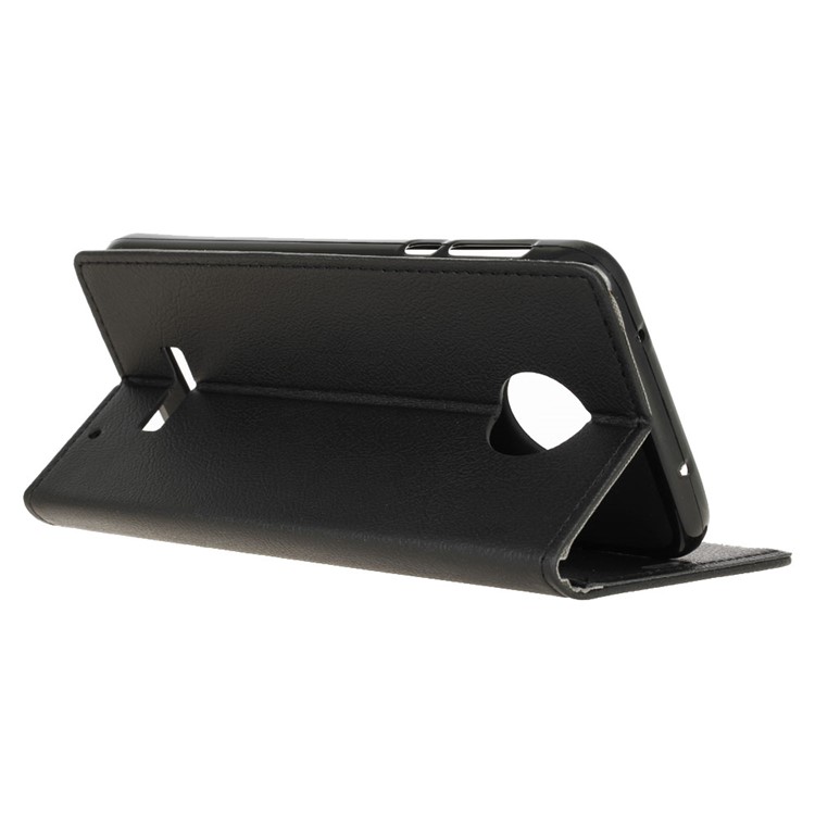 For Motorola Moto Z2 Play Wallet Stand PU Leather Mobile Shell - Black-7