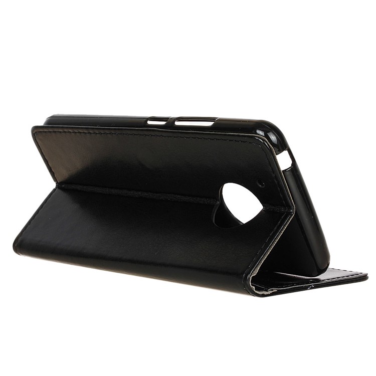 Crazy Horse Texture Wallet Leather Case with Stand for Motorola Moto E4 (US Version) - Black-6