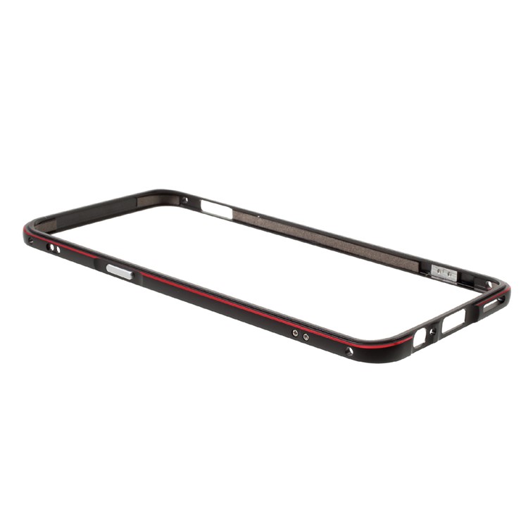 Screw Lock Plated Aluminium Alloy Protective Bumper Case for OnePlus 5 - Red-2