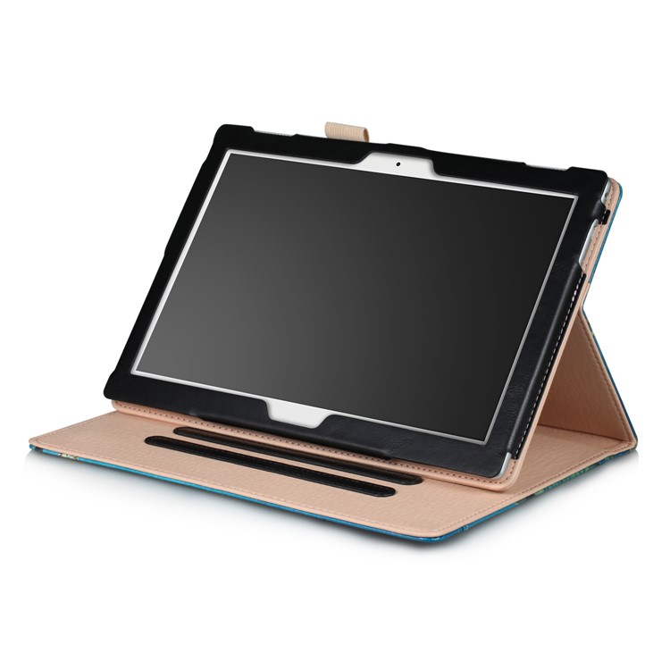 Pattern Printing Smart Leather Stand Case with Elastic Band for Lenovo Tab 4 10 / 10 Plus - Wintersweet-4