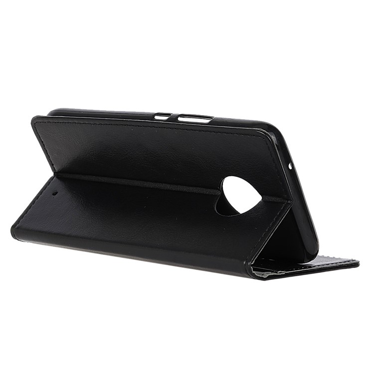 Crazy Horse PU Leather Stand Wallet Case for Motorola Moto X4 / Moto X (4th gen.) - Black-4