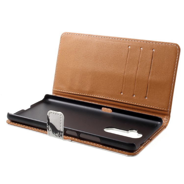 Pattern Printing Wallet Leather Stand Case for Lenovo K8 Note - Cat-5