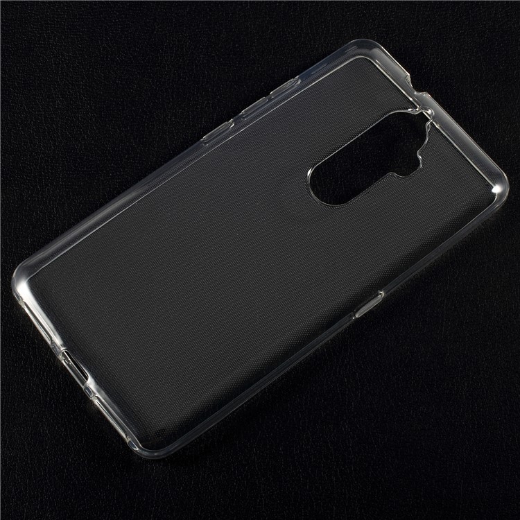 Clear TPU Case Cover with Non-slip Inner for Lenovo K8 Plus - Transparent-1