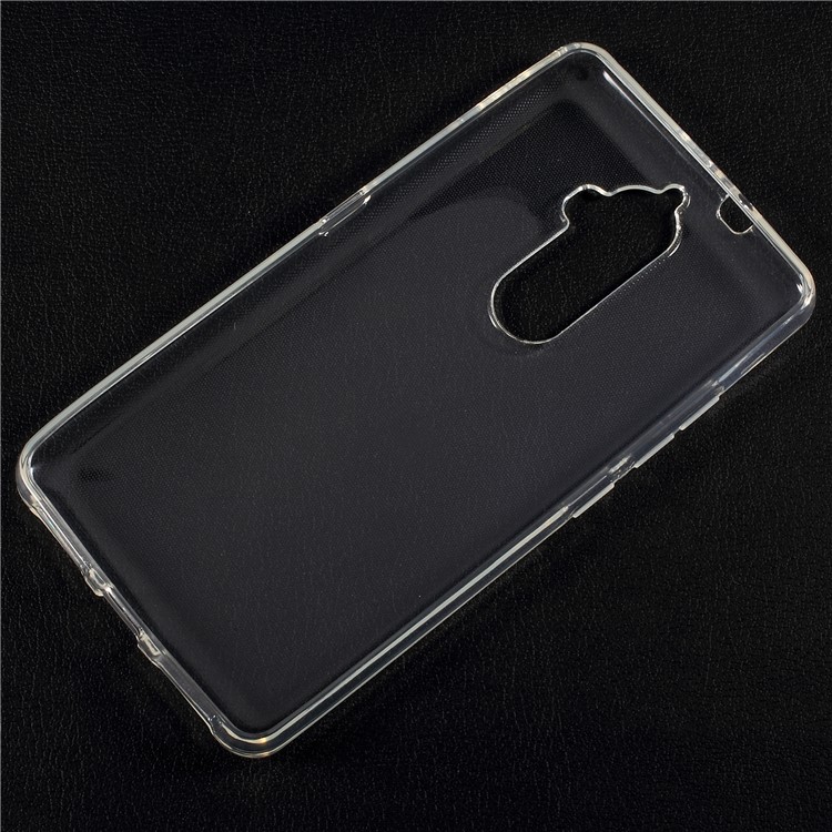 Clear TPU Case Cover with Non-slip Inner for Lenovo K8 Plus - Transparent-2