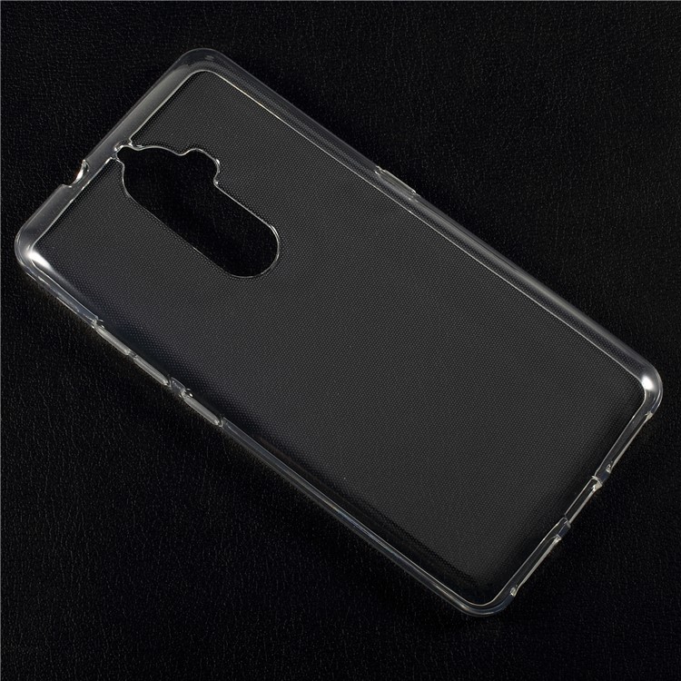 Clear TPU Case Cover with Non-slip Inner for Lenovo K8 Plus - Transparent-3