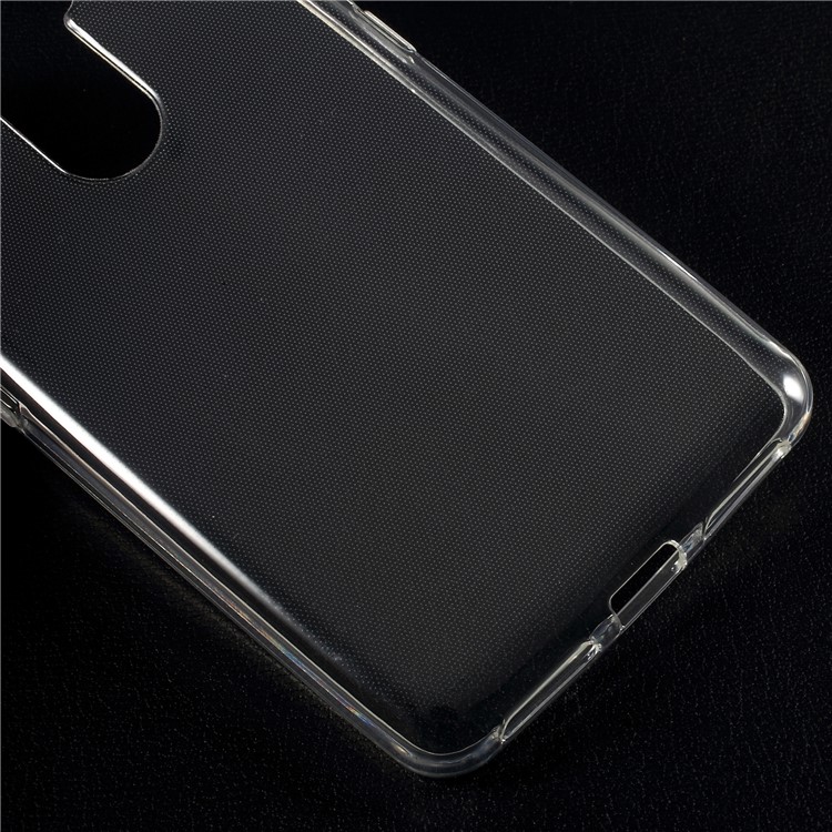 Clear TPU Case Cover with Non-slip Inner for Lenovo K8 Plus - Transparent-5