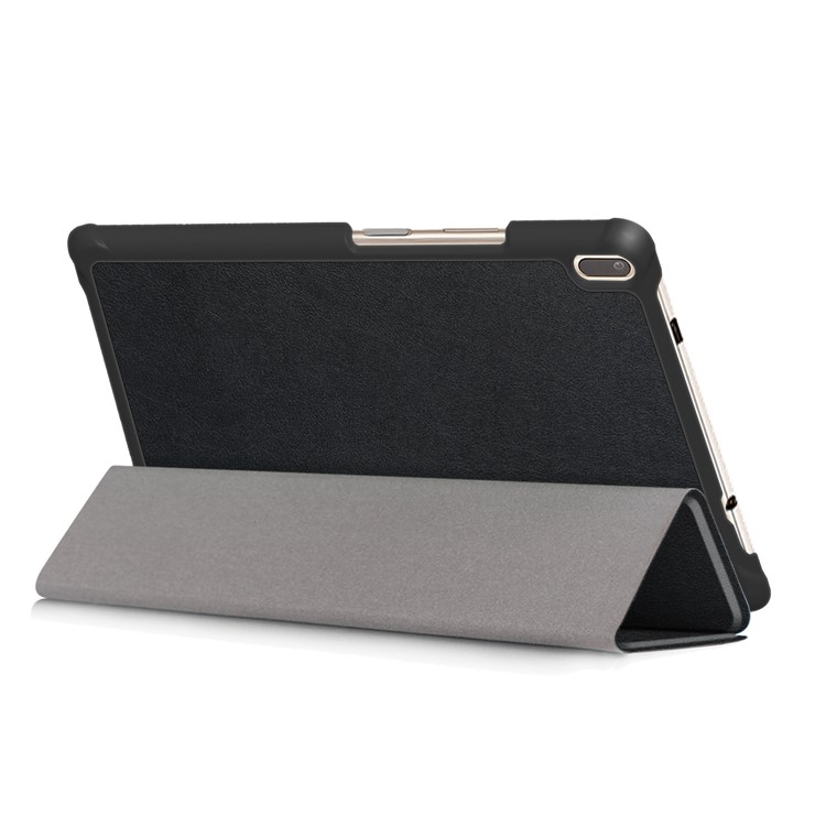 Tri-fold Stand Flip Leather Case for Lenovo Xiaoxin 8.0 TB-8804F - Black-5