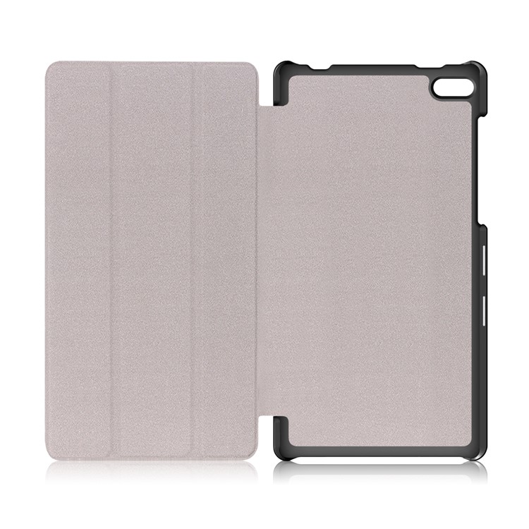 Pattern Printing Leather Tri-fold Stand Case for Lenovo Tab 7 Essential (TB-7304F/X) - Marble Pattern-8