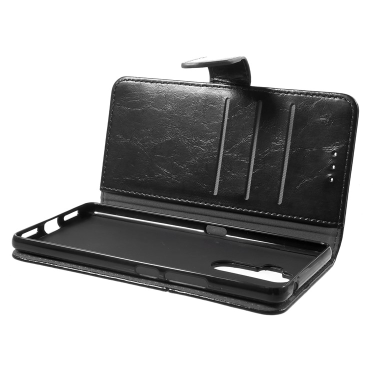 K'TRY Geometric Splicing Series Wallet Leather Stand Case for Lenovo K8 Note - Black-7