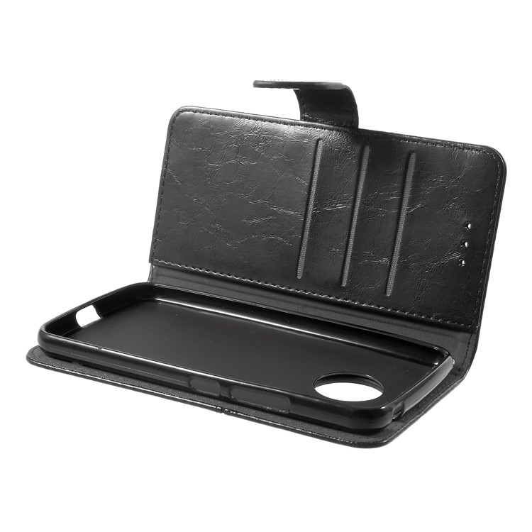 K'TRY Geometric Splicing Series for Motorola Moto G5 Leather Wallet Mobile Case - Black-7