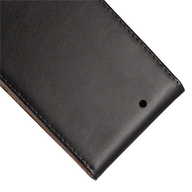 Vertical Flip Genuine Split Leather Cover Case for Motorola Moto X4 / X (4th gen.)-10