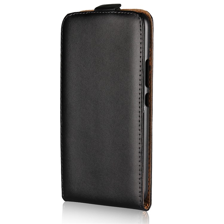 Vertical Flip Genuine Split Leather Cover Case for Motorola Moto X4 / X (4th gen.)-2