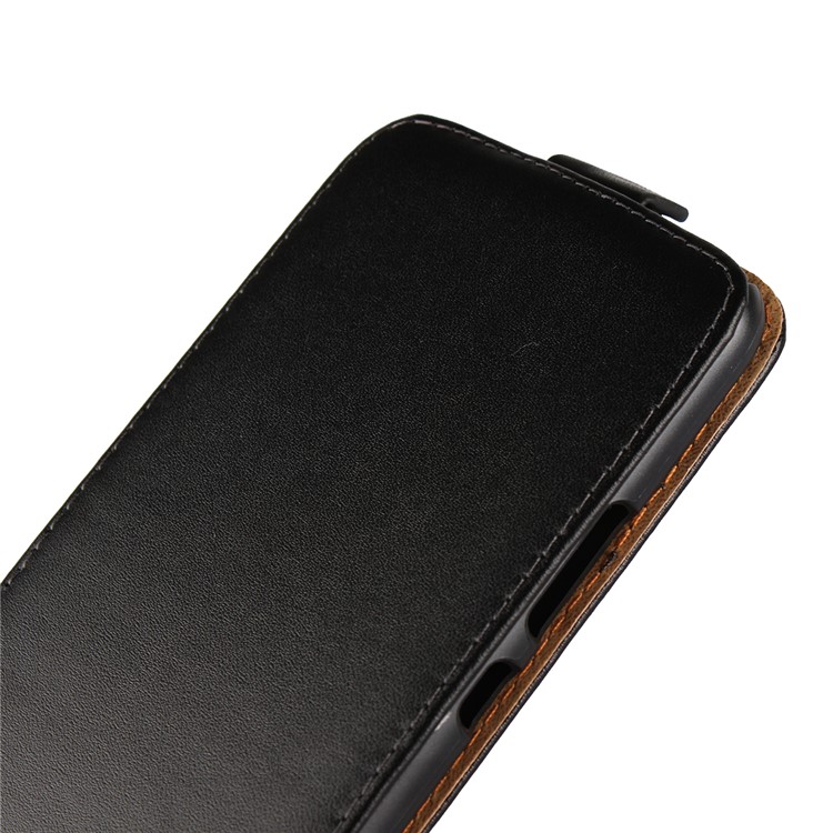 Vertical Flip Genuine Split Leather Cover Case for Motorola Moto X4 / X (4th gen.)-6
