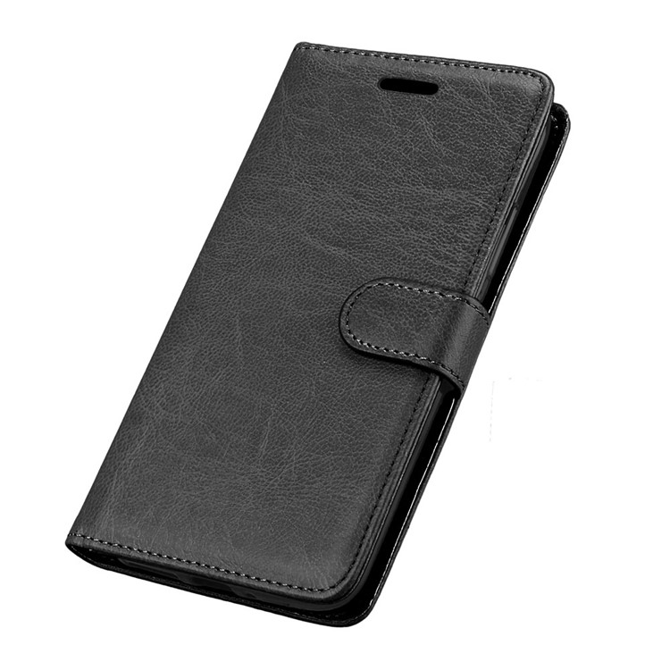 Crazy Horse PU Leather 3 Card Slots Cellphone Casing for Motorola Moto G5S - Black-6
