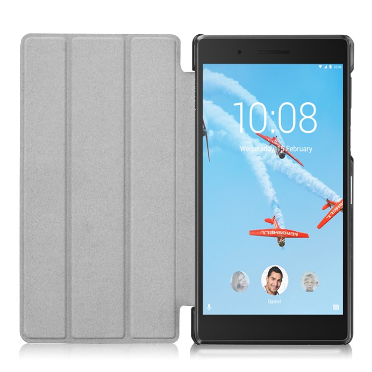 Pattern Printing Tri-fold Stand Leather Case for Lenovo Tab 7.0 - Fairy and Butterflies-9