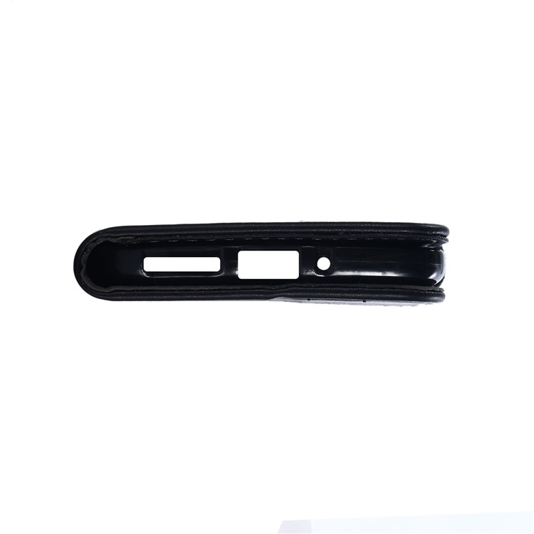 MUXMA PU Leather Splicing Canvas Wallet Stand Case for Motorola Moto G5S - Black-14
