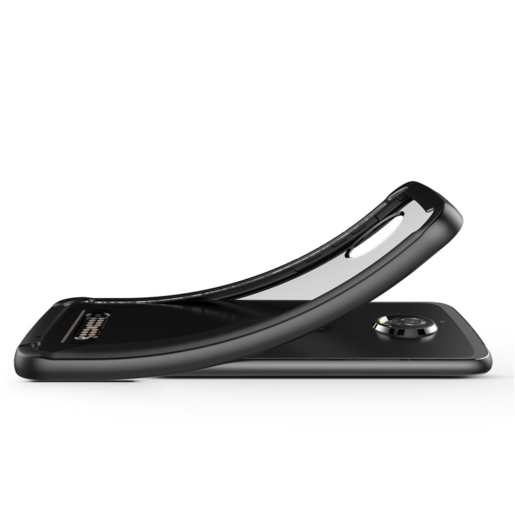 For Motorola Moto Z2 Play Shock Absorption PC + TPU Hybrid Back Case - Black-10