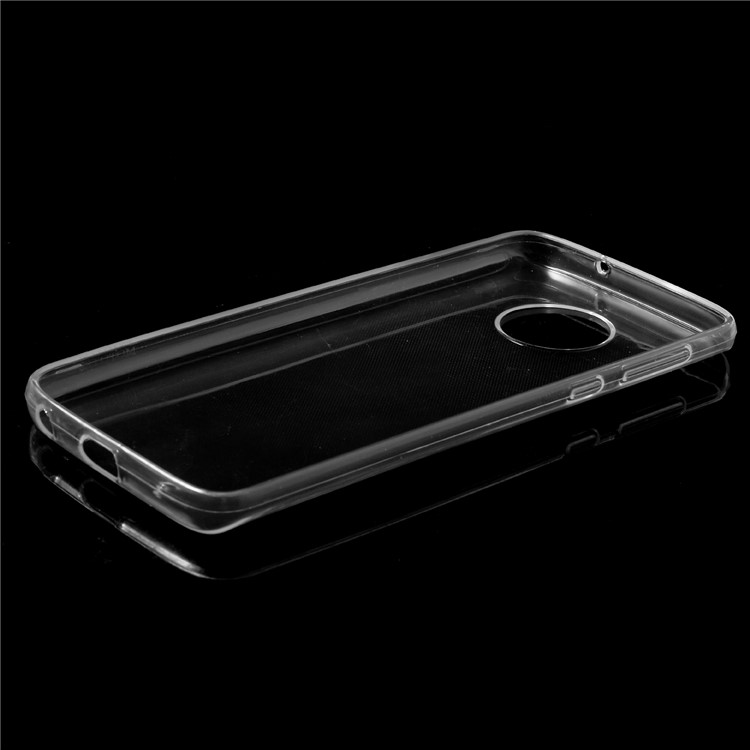 Crystal Clear TPU Mobile Phone Case Cover for Motorola Moto G6-4