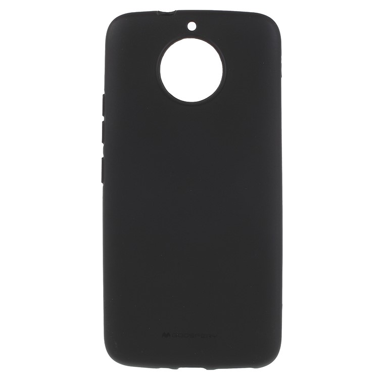 MERCURY GOOSPERY Matte Skin TPU Phone Casing for Motorola Moto G5S - Black-1