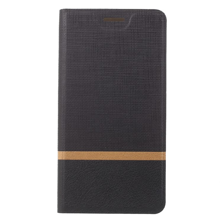 Cross Texture PU Leather Mobile Phone Case with Stand for Motorola Moto E5 Play - Black-3