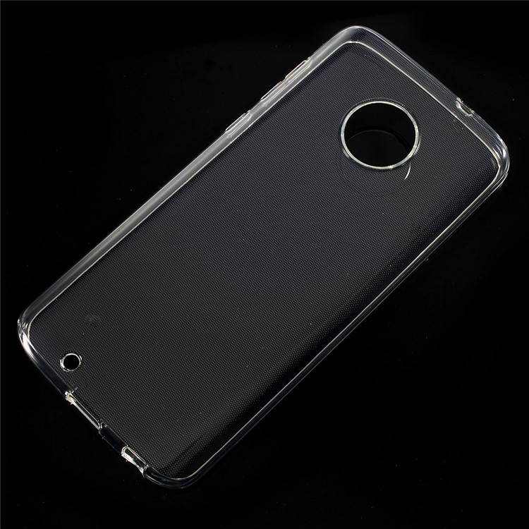 For Motorola Moto G6 Clear TPU Case Cover with Non-slip Inner-1