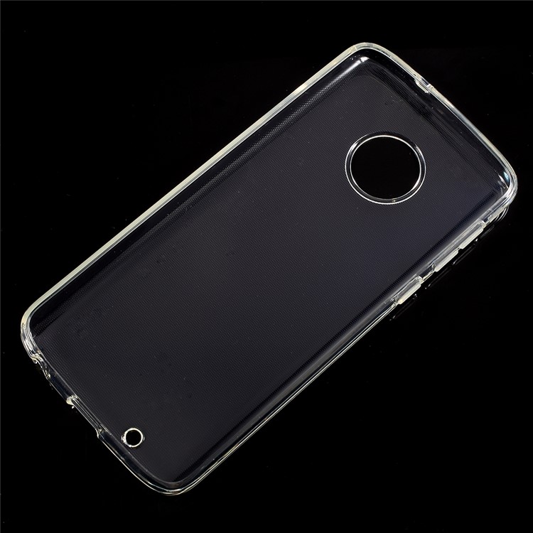 For Motorola Moto G6 Clear TPU Case Cover with Non-slip Inner-2